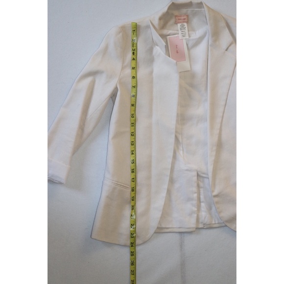 Love...ady Linen Blend Blazer Size XS - Picture 8 of 10